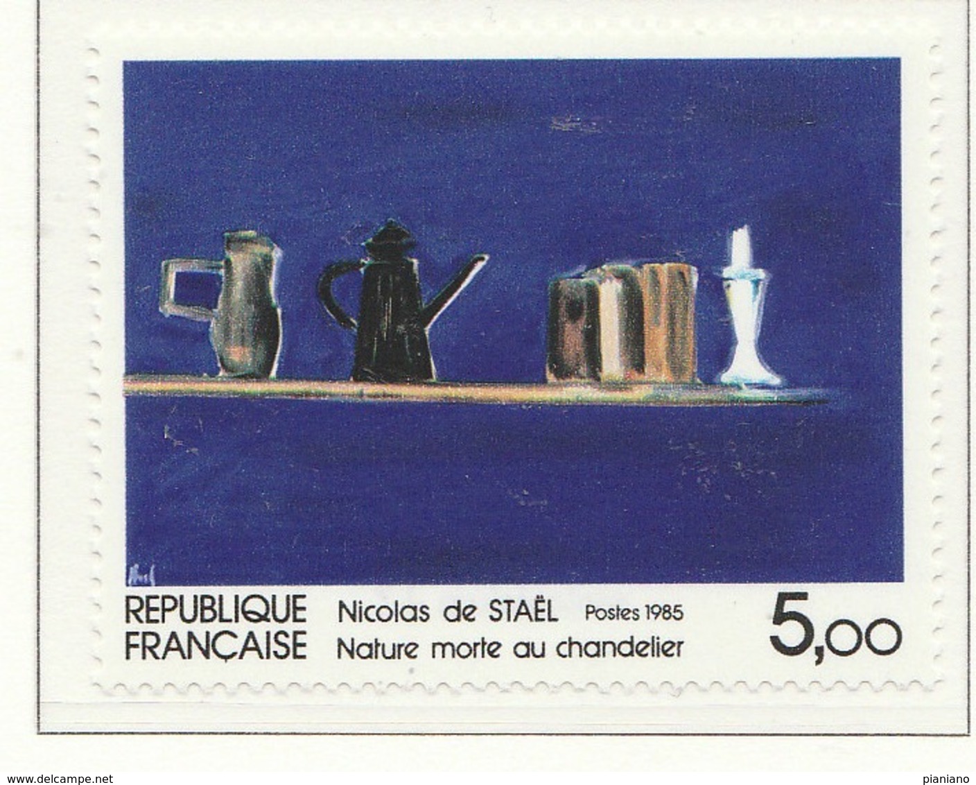 PIA - FRA - 1985 : Arte Di Francia : "Natura Morta E Candeliere " - Quadro Di Nicolas De Stael  - (Yv 2364) - Nuovi