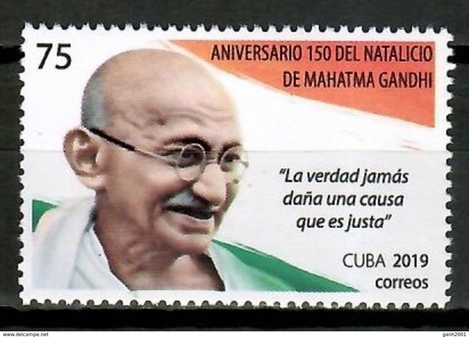Cuba 2019 / Mahatma Gandhi MNH / Cu15003  C4-1 - Mahatma Gandhi