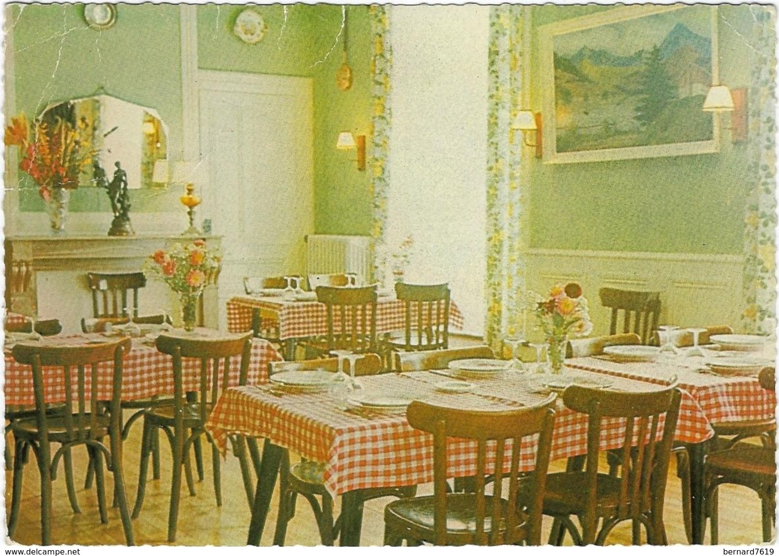 62  Hardinghen Hotel Des Voyageurs Salle De Restaurant - Autres & Non Classés