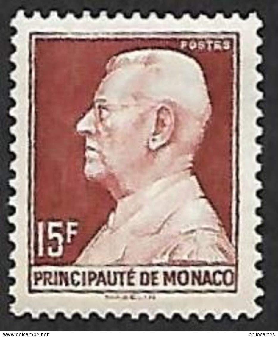 MONACO  1948-49  -  YT  305B -  Louis II - NEUF* - Cote 5.50e - Unused Stamps