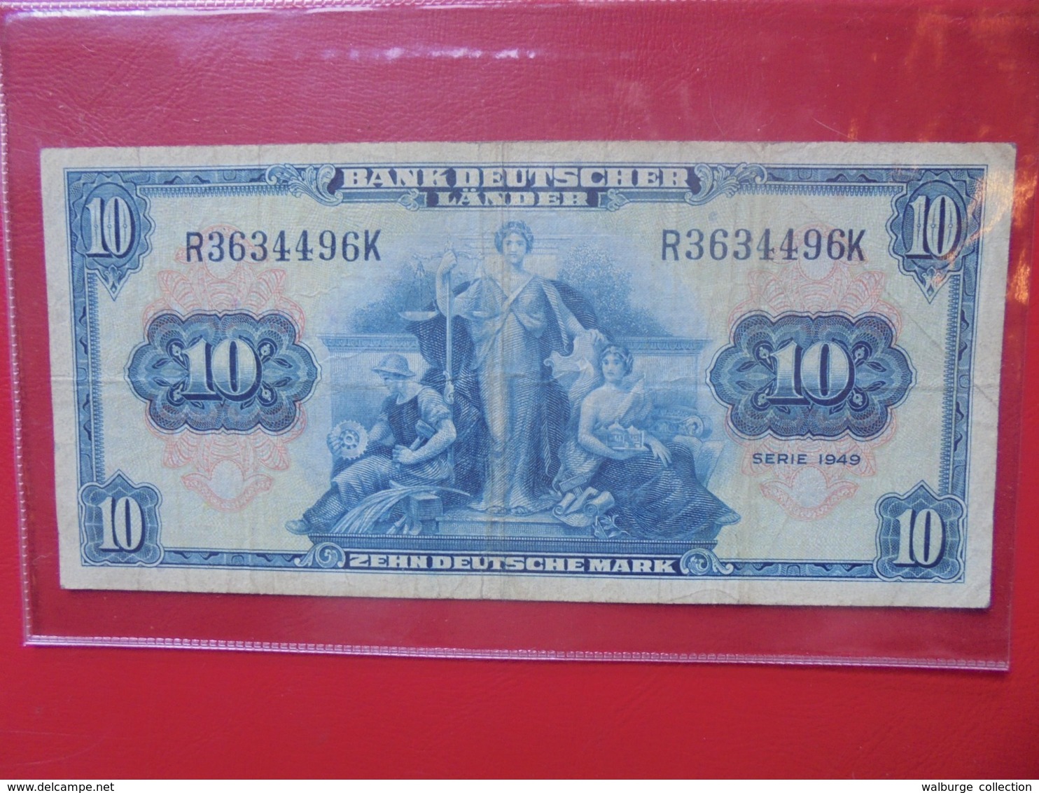 Bank Deutscher Länder : 10 MARK 1949 CIRCULER - 10 Deutsche Mark