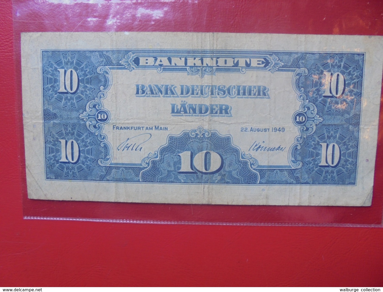 Bank Deutscher Länder : 10 MARK 1949 CIRCULER - 10 Deutsche Mark