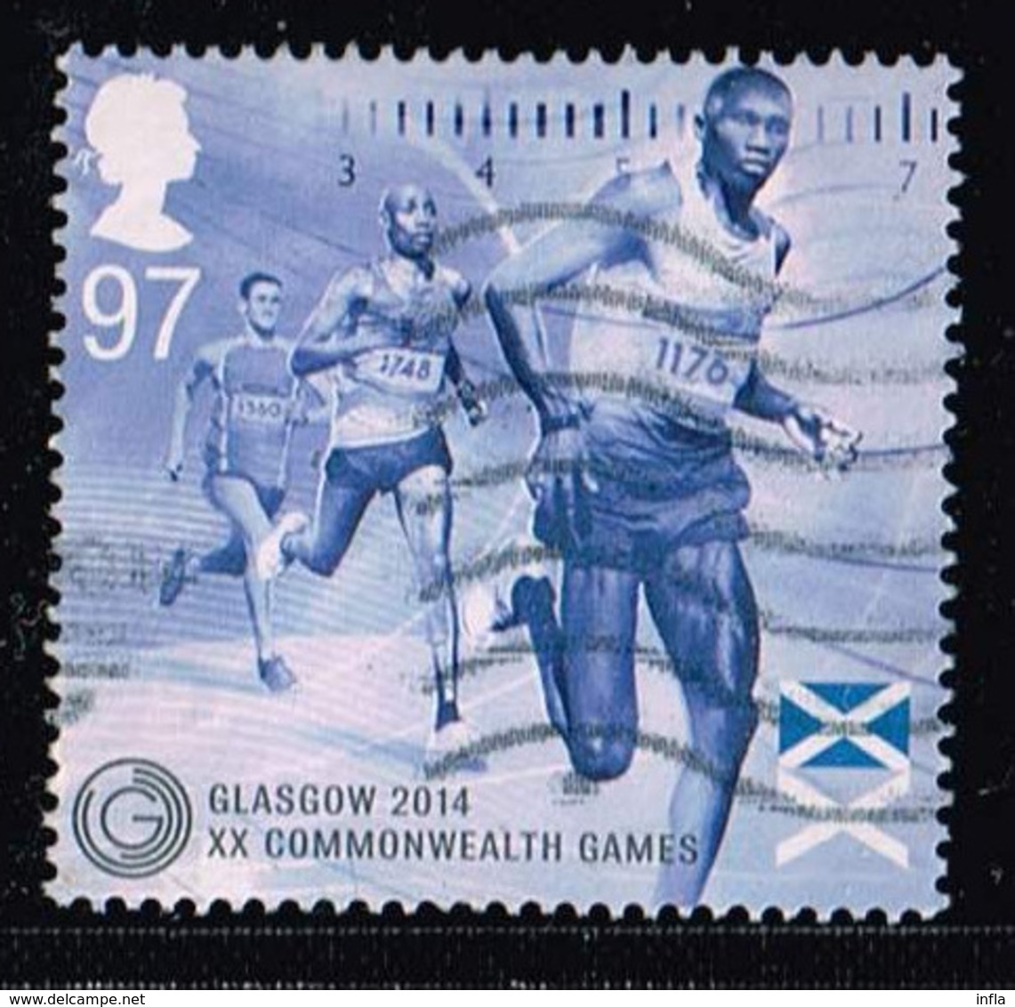 GB 2014,Michel# 3623 O Commonwealth-Spiele 2014: Marathon - Used Stamps
