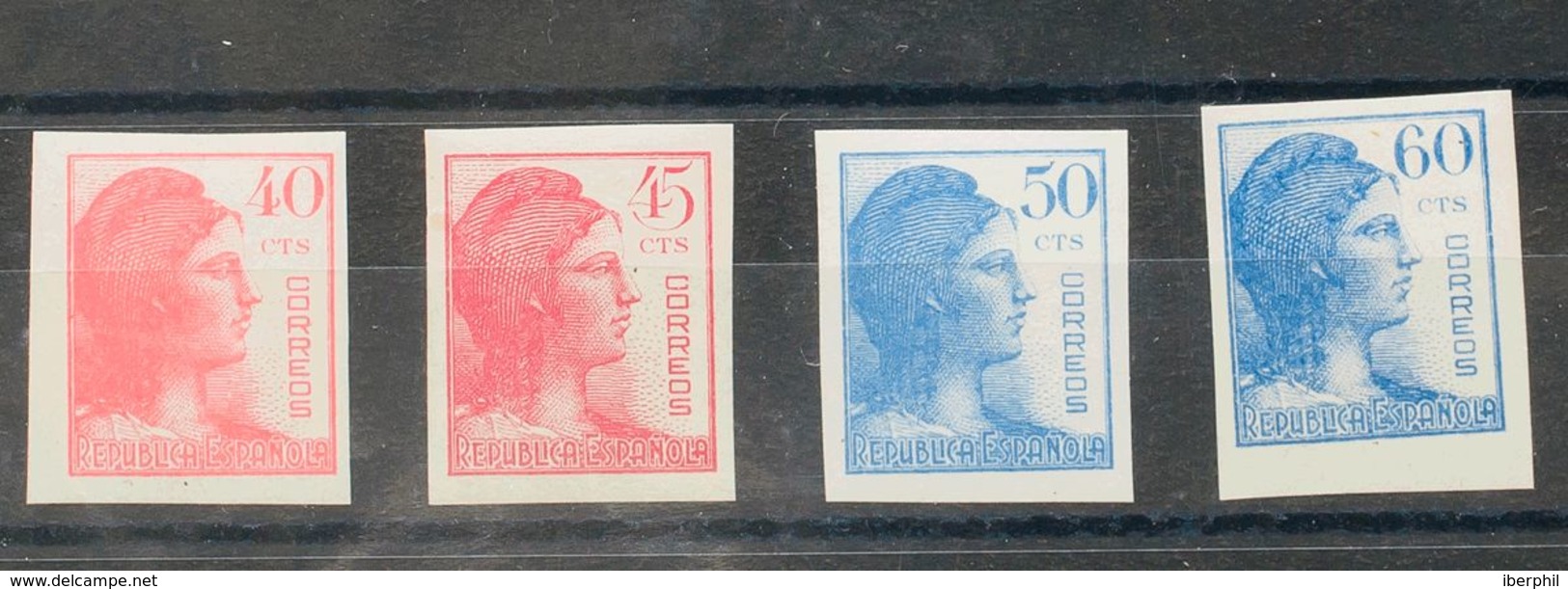 **751/54s. 1938. Serie Completa. SIN DENTAR. MAGNIFICA. Edifil 2020: 68 Euros - Autres & Non Classés