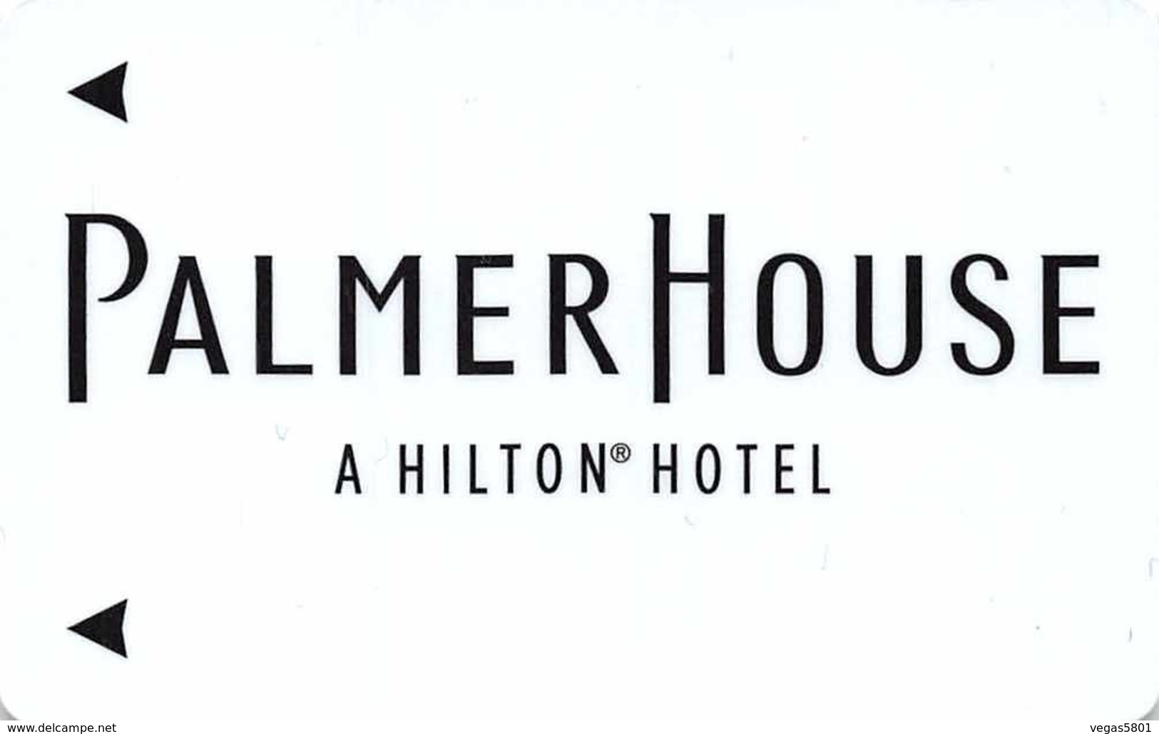 HILTON - PALMER HOUSE, Chicago USA - Hotel Room Key Card, Hotelkarte, Schlüsselkarte, Clé De L'Hôtel - Hotelkarten