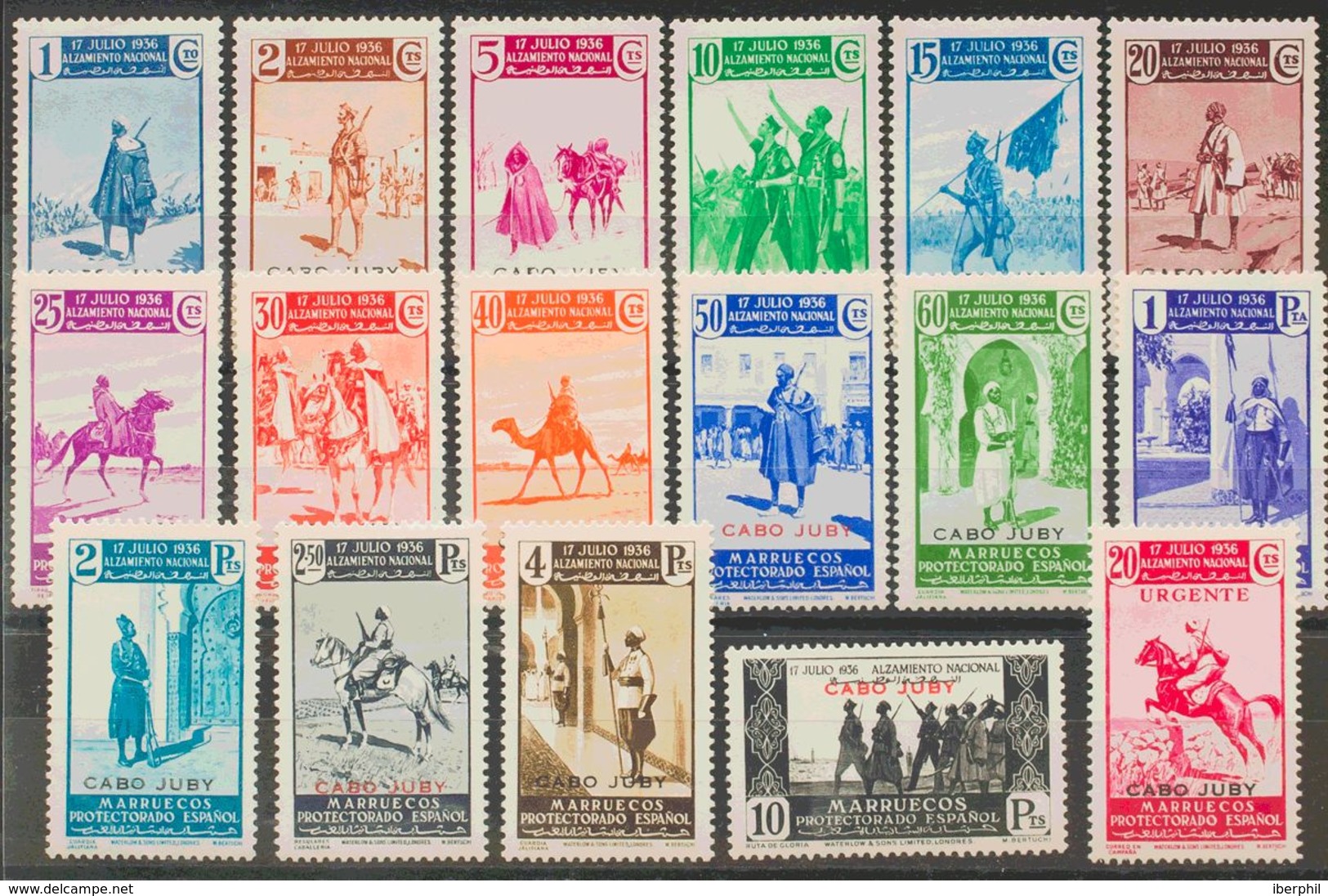 **85/01. 1937. Serie Completa. MAGNIFICA Y RARA. Edifil 2020: 780 Euros - Autres & Non Classés