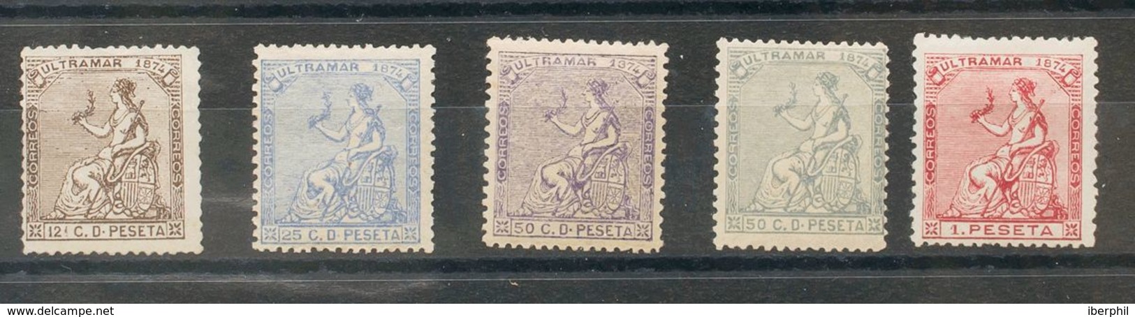 */(*)27/30. 1874. Serie Completa. MAGNIFICA. Edifil 2020: 420 Euros - Cuba (1874-1898)