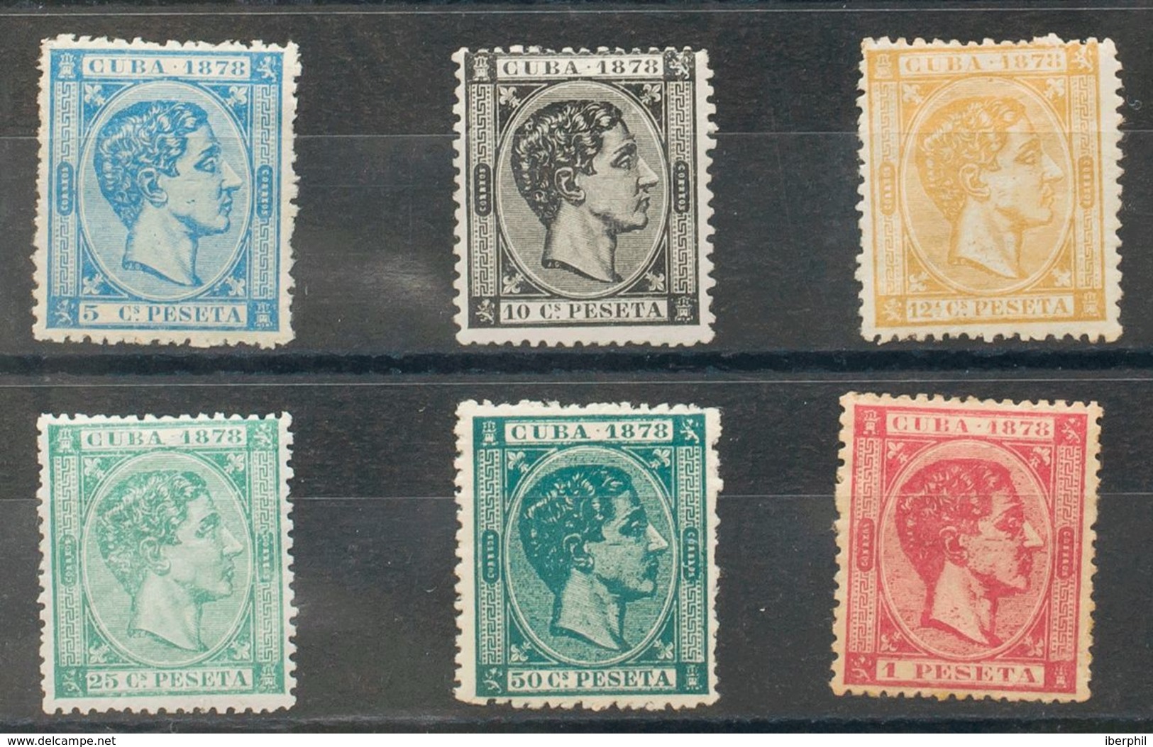 *44/49. 1878. Serie Completa. MAGNIFICA. Edifil 2020: 150 Euros - Kuba (1874-1898)