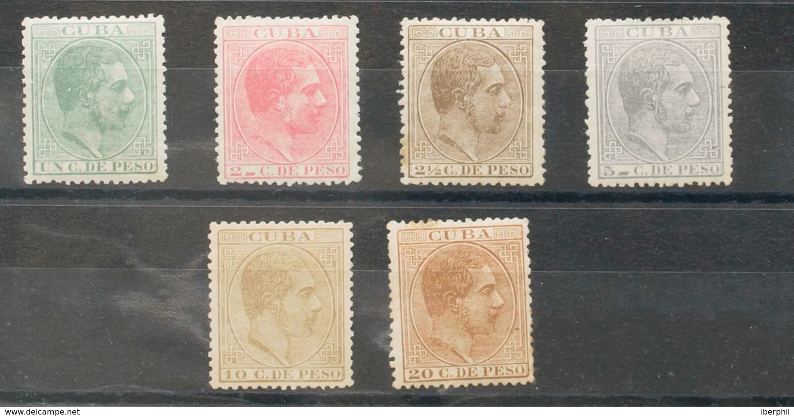 *62/67. 1881. Serie Completa. MAGNIFICA. Edifil 2020: 77 Euros - Cuba (1874-1898)