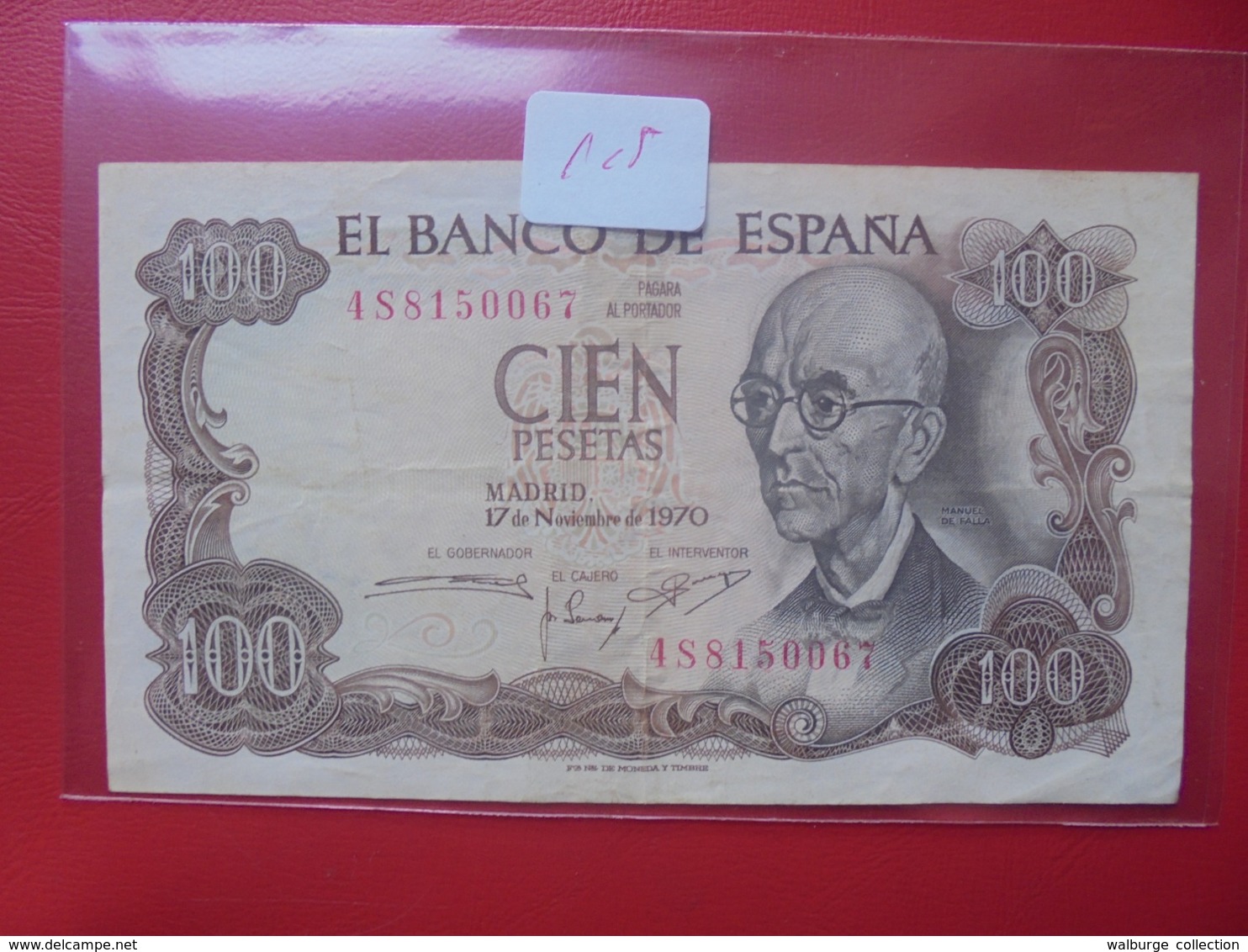 ESPAGNE 100 PESETAS 1970 CIRCULER - 100 Pesetas