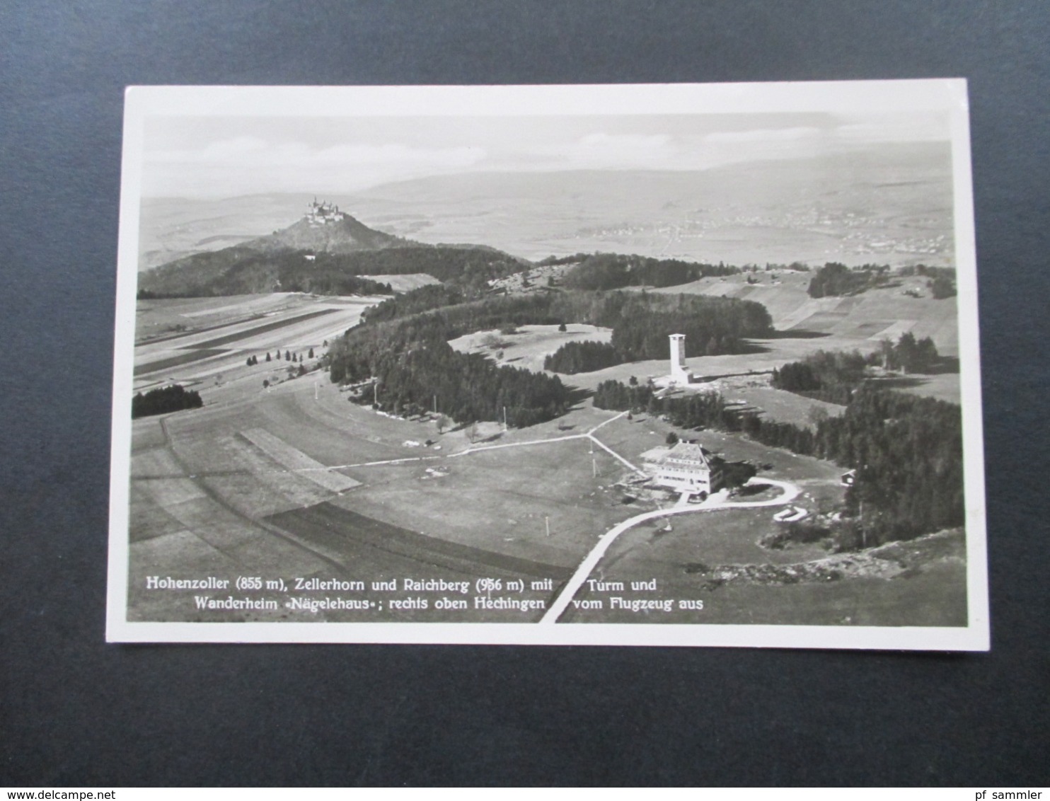 AK 1939 Nägele Haus Und Aussichtsturm Stempel Onstmettingen. Schwäb. Albverein Raichberg.Verlag Luftverkehr Strähle - Balingen