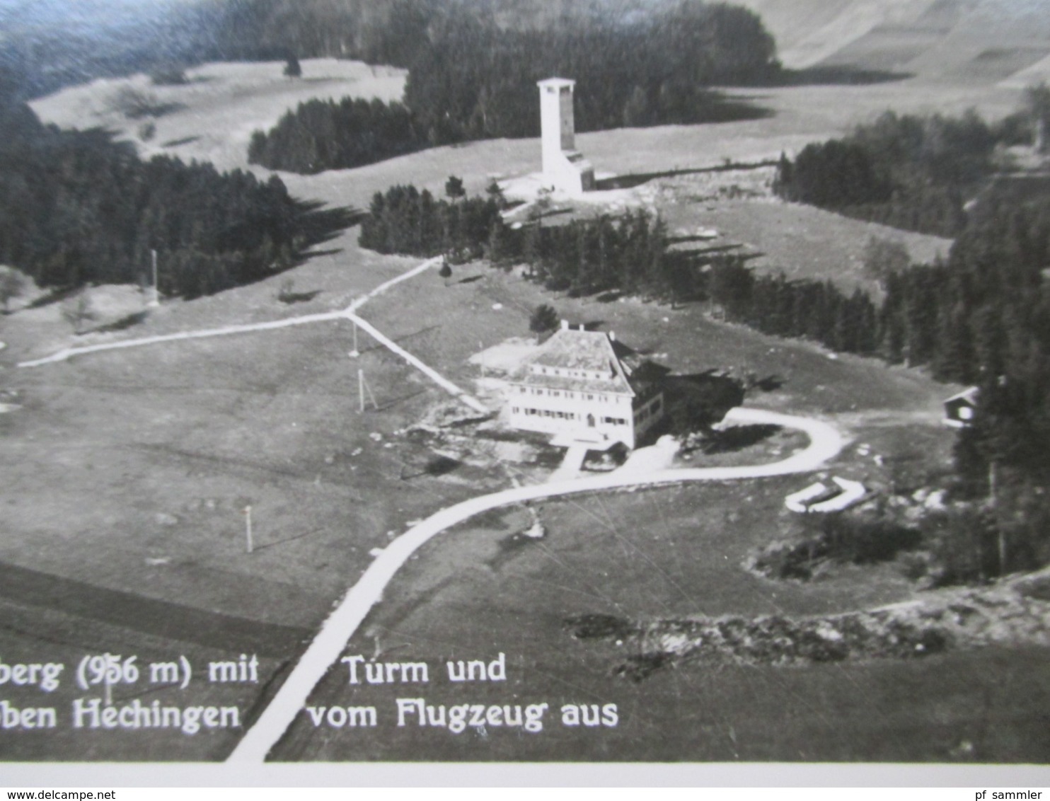 AK 1939 Nägele Haus Und Aussichtsturm Stempel Onstmettingen. Schwäb. Albverein Raichberg.Verlag Luftverkehr Strähle - Balingen