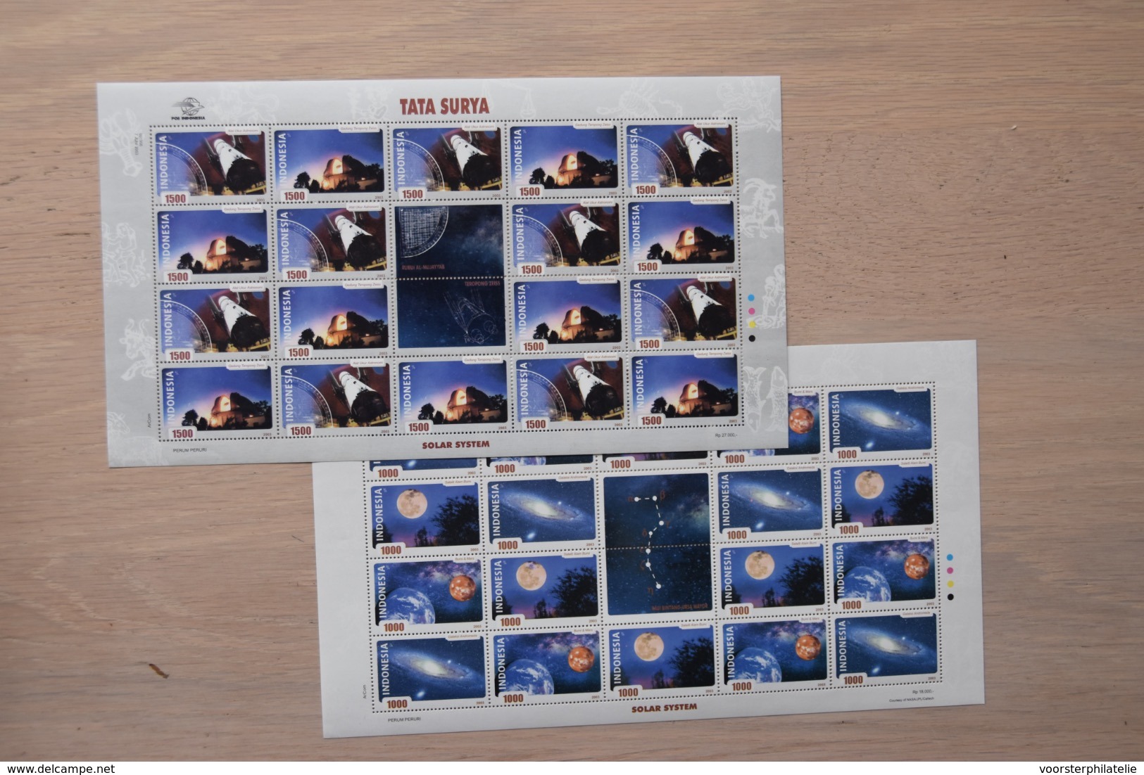 INDONESIA INDONESIE MNH ** 2003 GALAXY MILKY WAY PLANETS - Indonesia