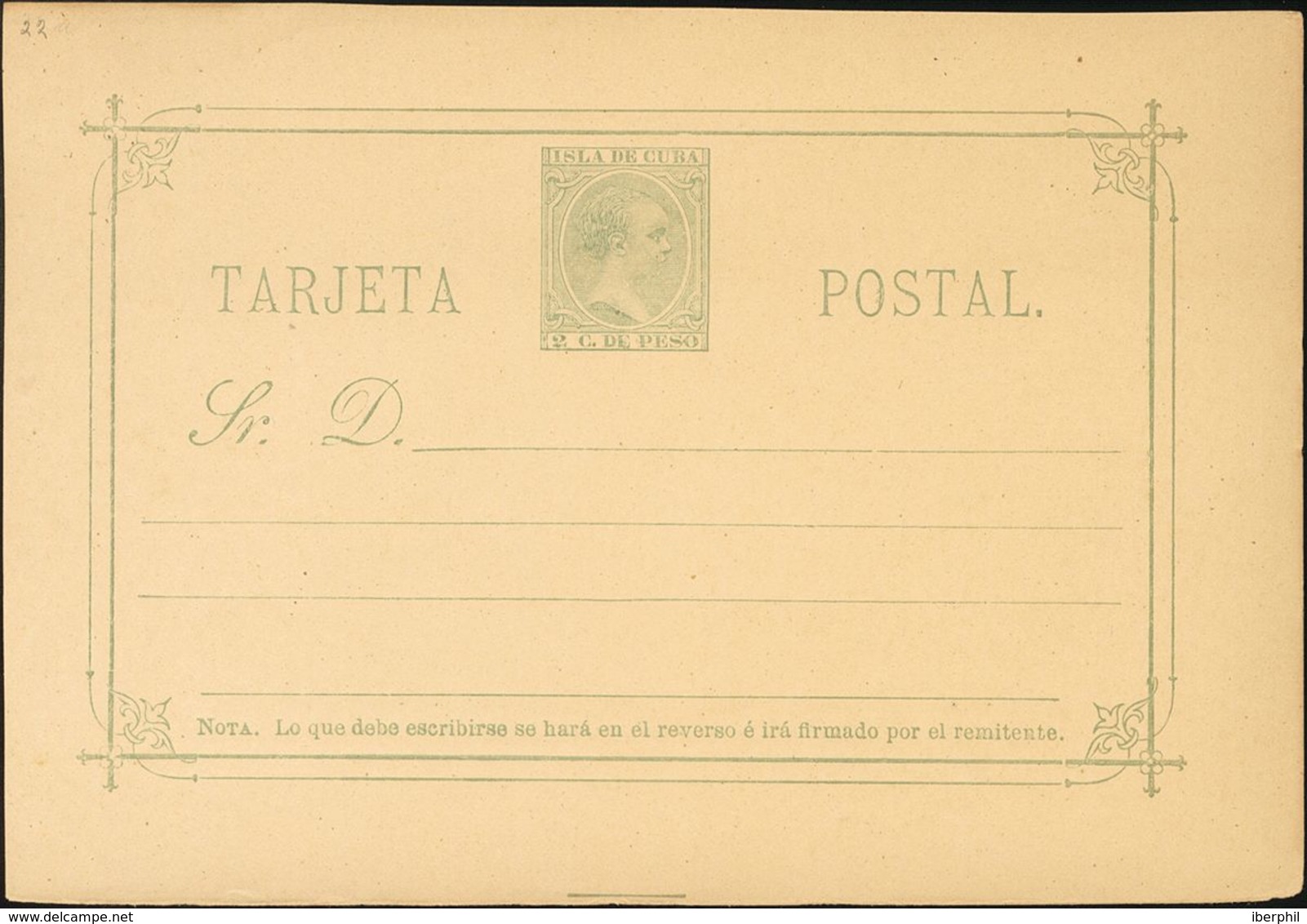 (*)EP25/26. 1890. 2 Cts Verde Y 4 Cts Carmín, Sobre Tarjetas Entero Postales. MAGNIFICAS. Edifil 2020: 60 Euros - Sonstige & Ohne Zuordnung