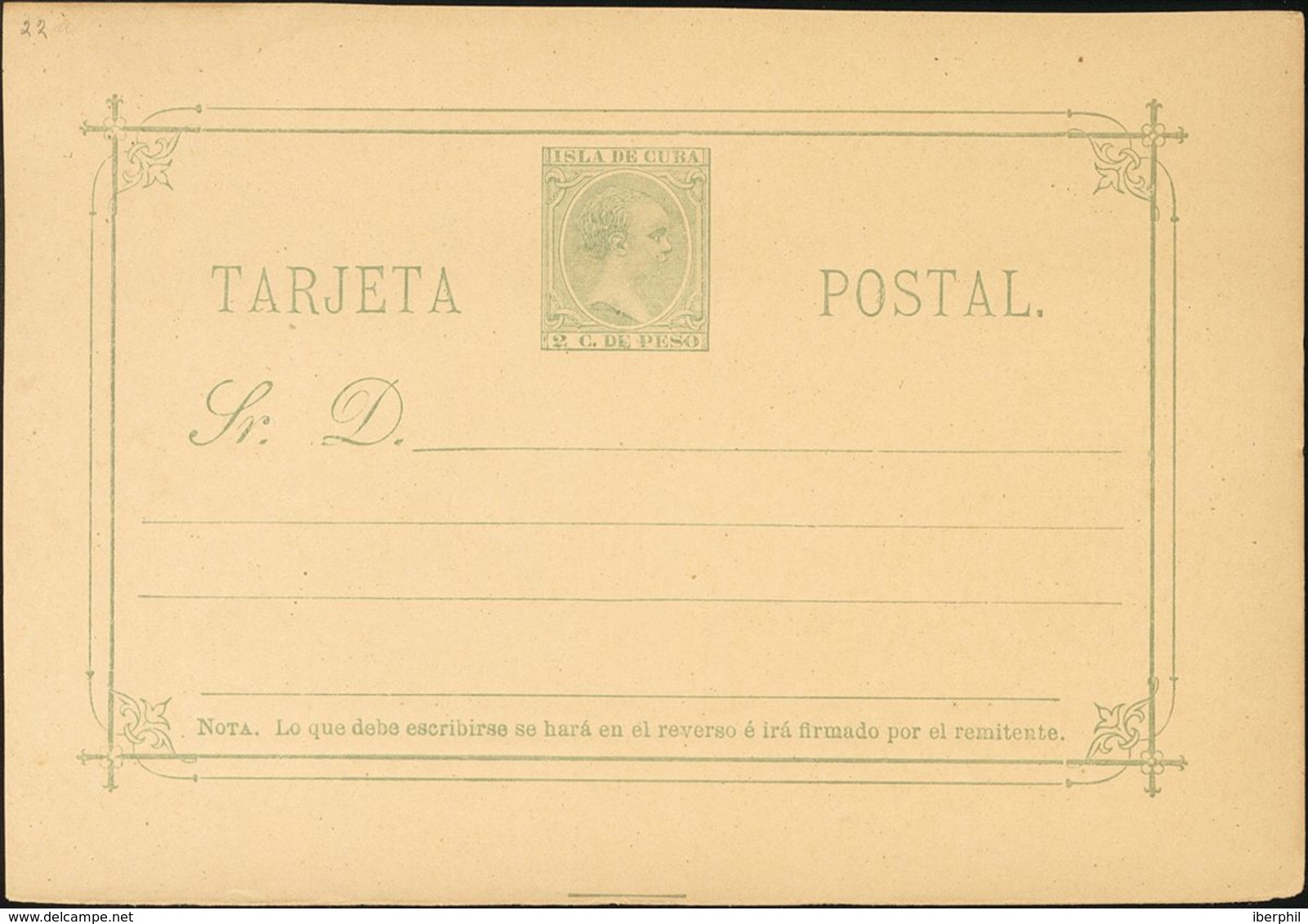 (*)EP25/26. 1890. 2 Cts Verde Y 4 Cts Carmín, Sobre Tarjetas Entero Postales. MAGNIFICAS. Edifil 2020: 60 Euros - Autres & Non Classés