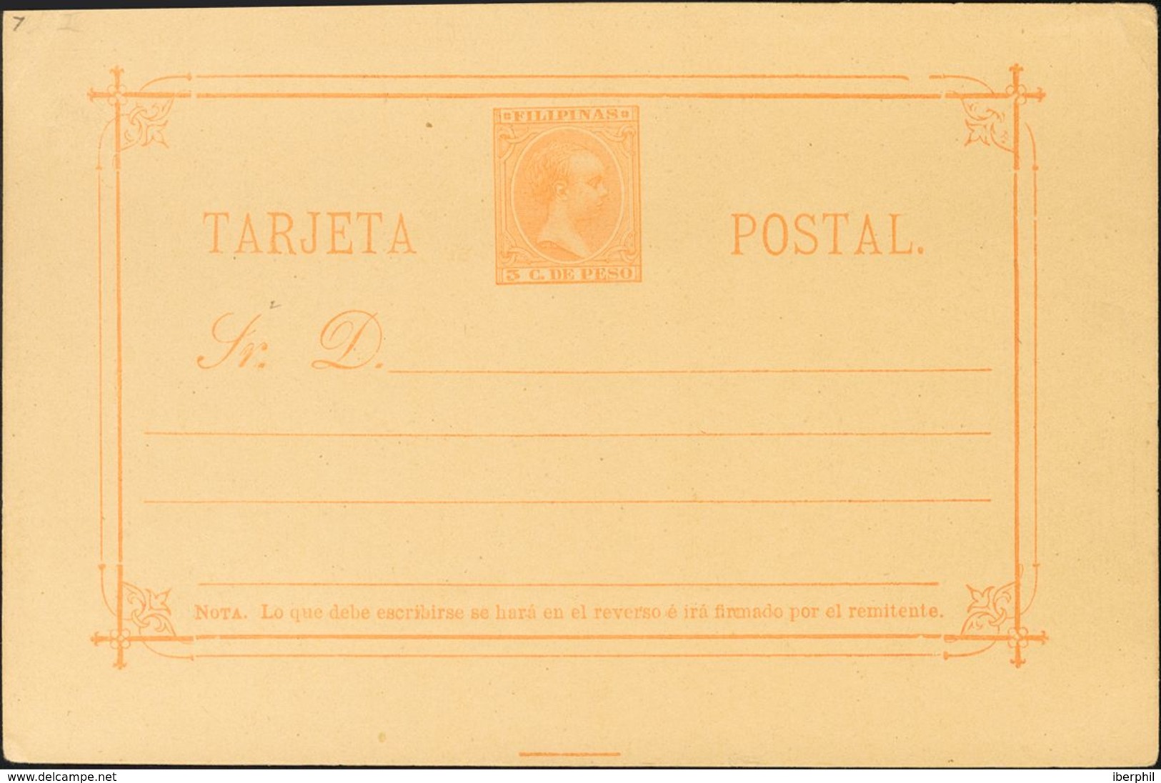 (*)EP6/7. 1892. 2 Ctvos Castaño Y 3 Ctvos Naranja, Sobre Tarjetas Entero Postales. MAGNIFICAS. Edifil 2019: 122 Euros - Sonstige & Ohne Zuordnung
