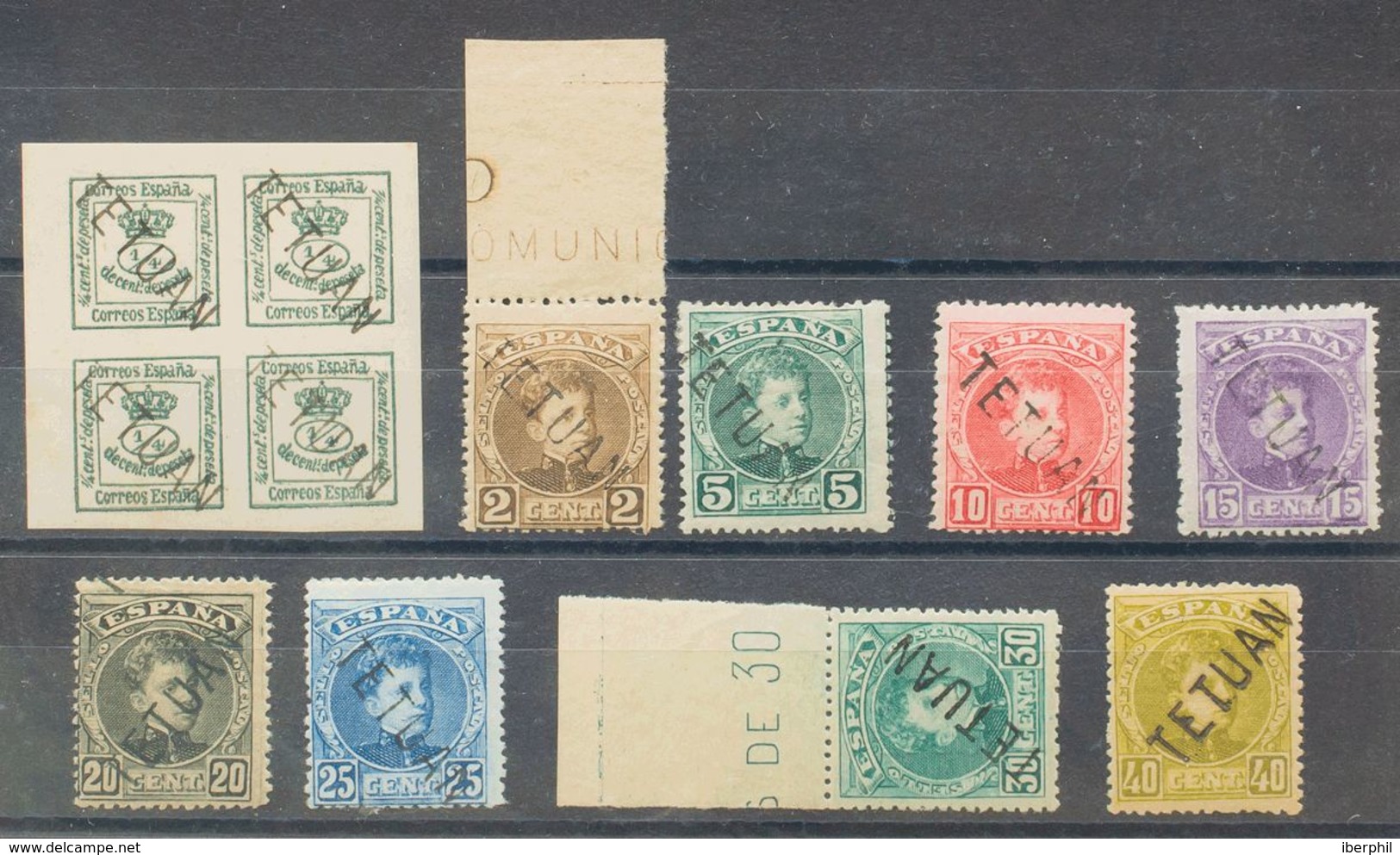 **/*14/22. 1908. Serie Completa. MAGNIFICA Y RARISIMA. Cert. COMEX. Edifil 2019: 1.500 Euros - Sonstige & Ohne Zuordnung