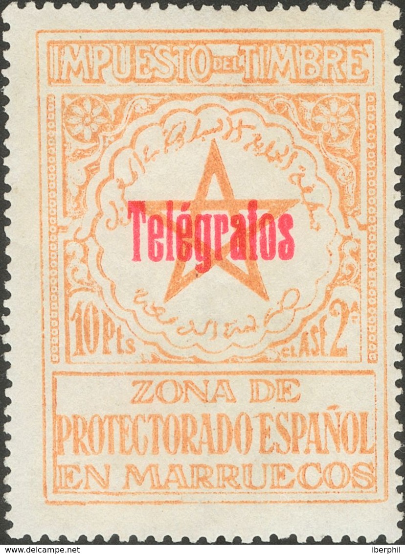 *34G. 1935. 10 Pts Naranja. MAGNIFICO. - Autres & Non Classés