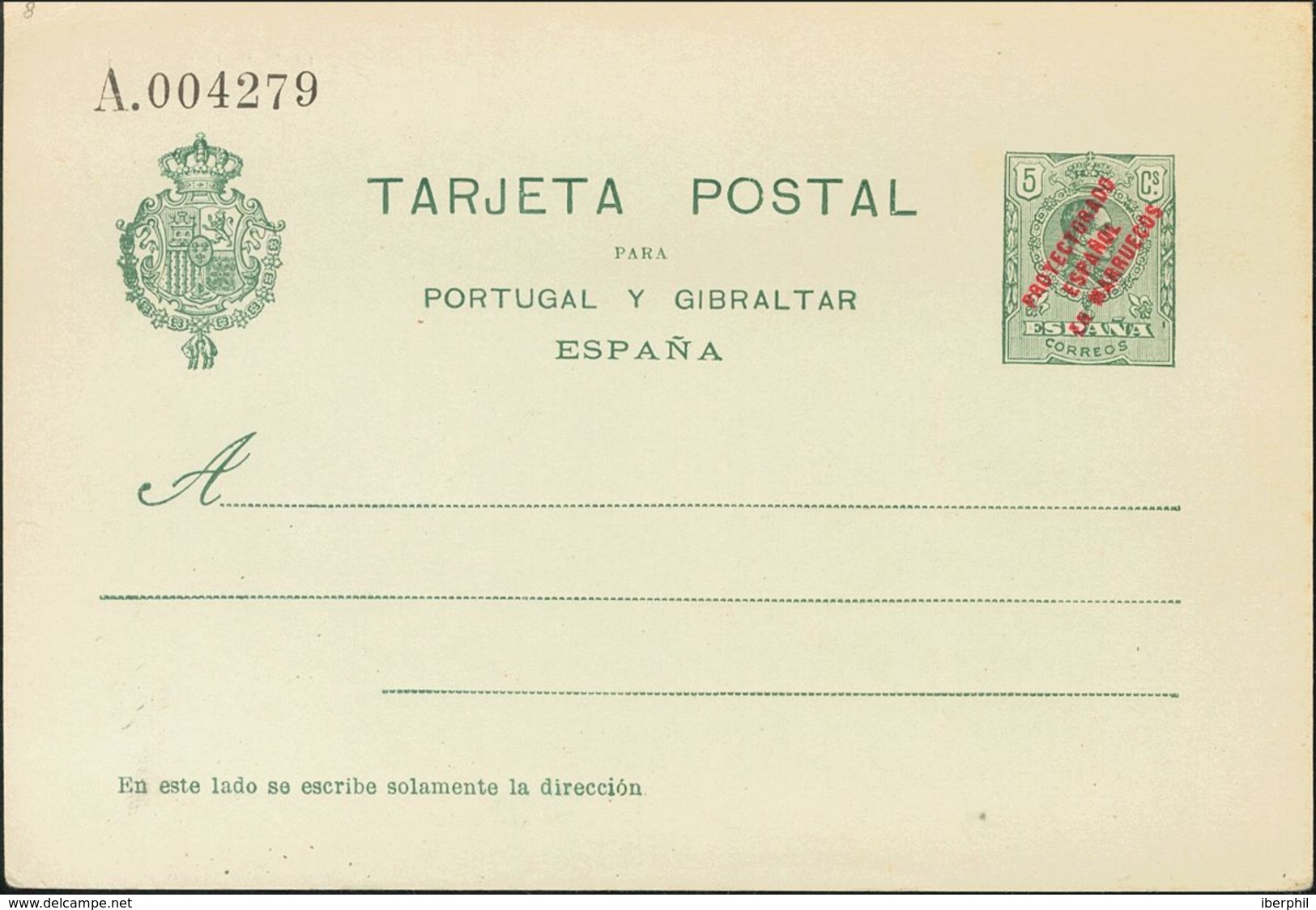 (*)EP10. 1915. 5 Cts Verde Sobre Tarjeta Entero Postal. MAGNIFICA. Edifil 2020: 162 Euros - Sonstige & Ohne Zuordnung