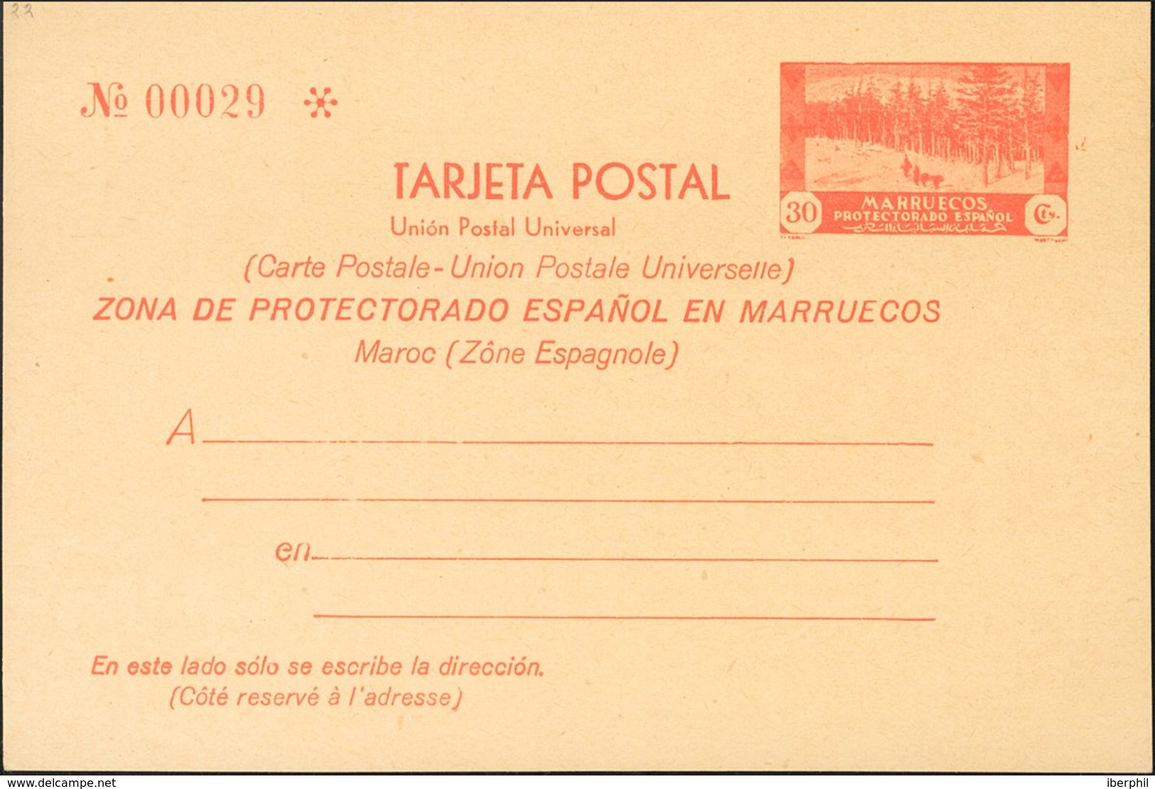 (*)EP24. 1935. 30 Cts Rojo Sobre Tarjeta Entero Postal. MAGNIFICA. Edifil 2020: 160 Euros - Sonstige & Ohne Zuordnung