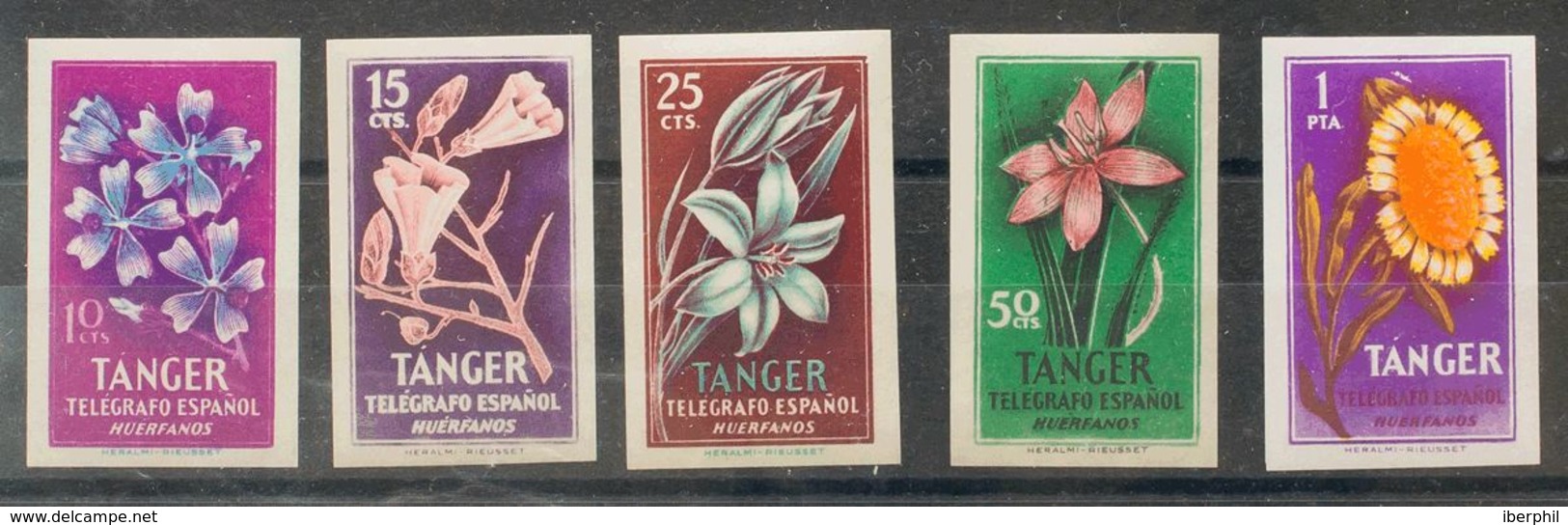 **53/58s. 1946. Serie Completa, A Falta Del 5 Cts (Edifil 53s). SIN DENTAR. MAGNIFICA Y RARA, NO CATALOGADA. - Autres & Non Classés