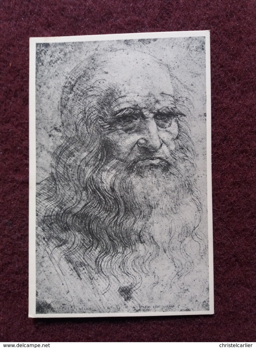 (T) LEONARDO Da VINCI. Autoportrait ( Selbstbildnis) - Pittura & Quadri