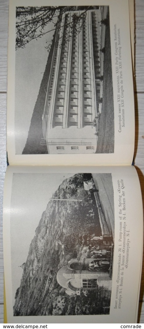 Russia. Caucasian Mineral Waters. 1963 Guide. Pyatigorsk.Yesentuki.Zheleznovodsk