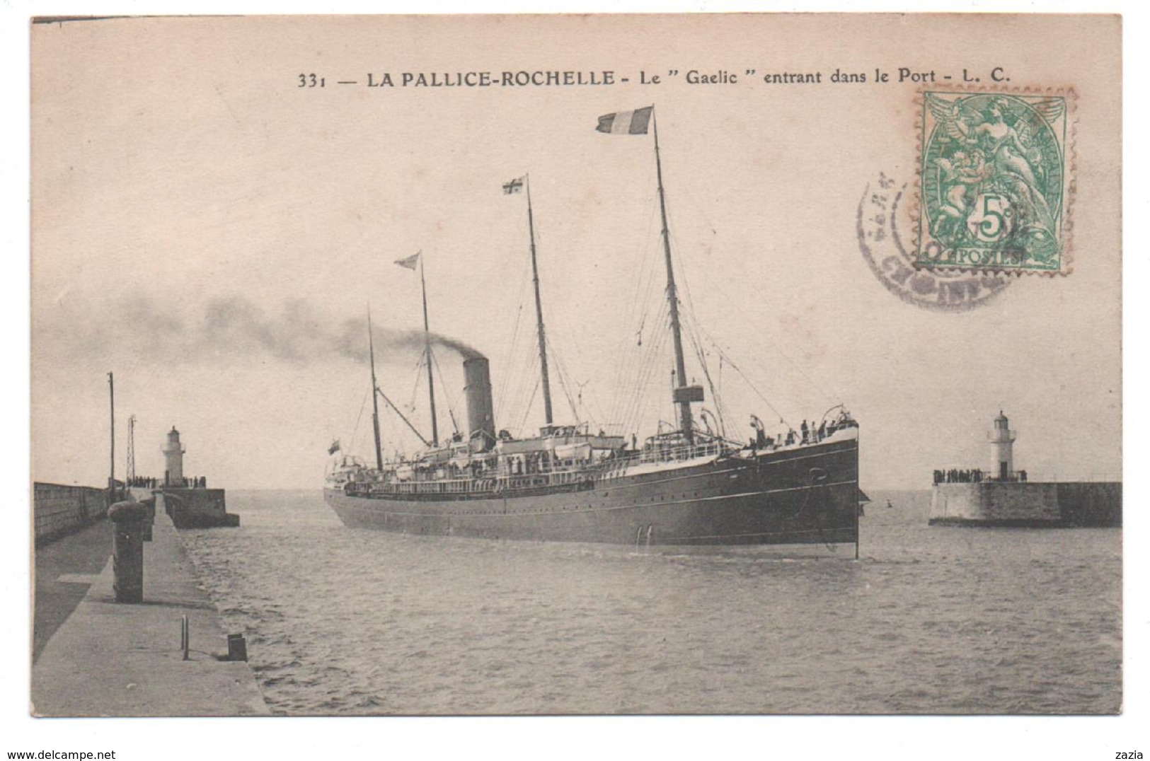 17.2012/ La PALLICE ROCHELLE - Le "Gaelic" Entrant Dans Le Port - La Rochelle