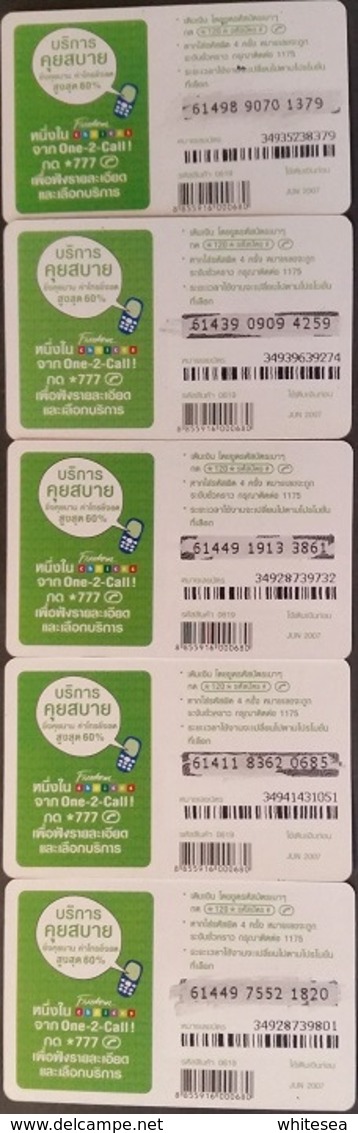 5 Mobilecards Thailand - 12Call  - Movie,Film,cinema  - Pinocchio 3000 - Thaïland