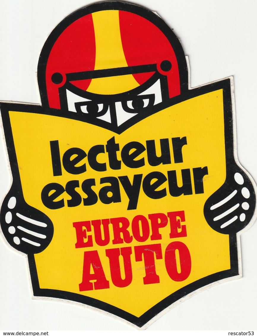 Rare Autocollant Europe Auto - Stickers