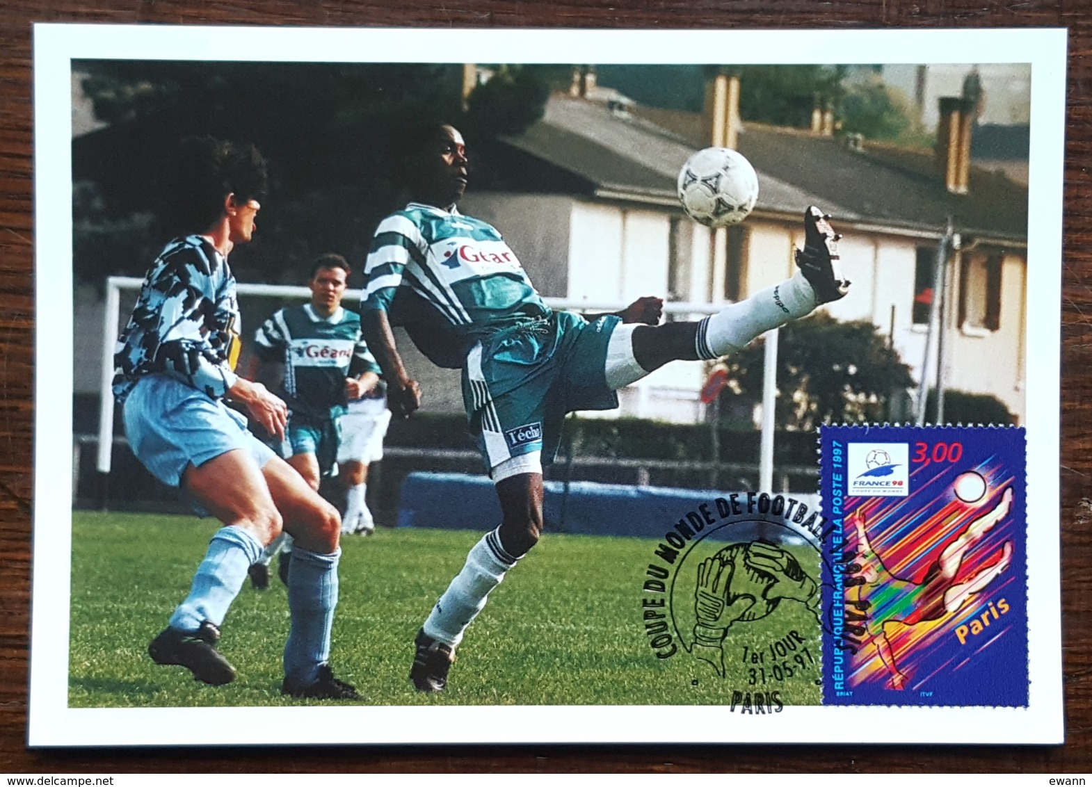 CM 1997 - YT N°3077 - COUPE DU MONDE DE FOOTBALL - PARIS - 1990-1999