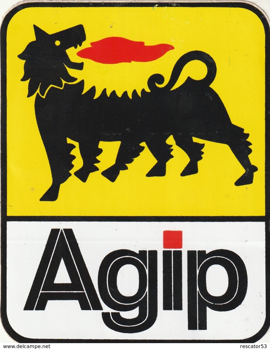 Rare Autocollant AGIP - Stickers