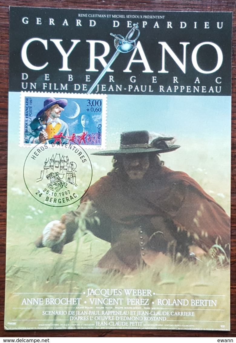 CM 1997 - YT N°3118 - HEROS D'AVENTURE / CYRANO - BERGERAC - 1990-1999