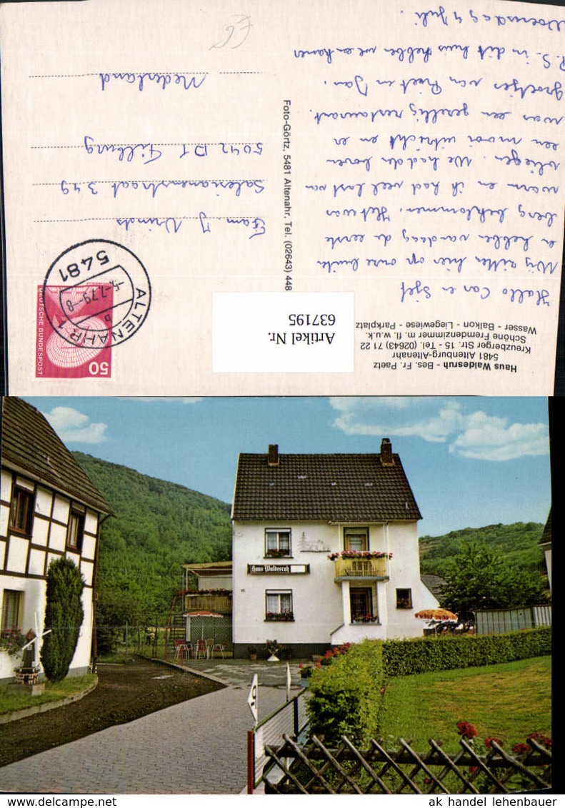 637195,Altenburg Altenahr Haus Waldesruh - Sonstige & Ohne Zuordnung