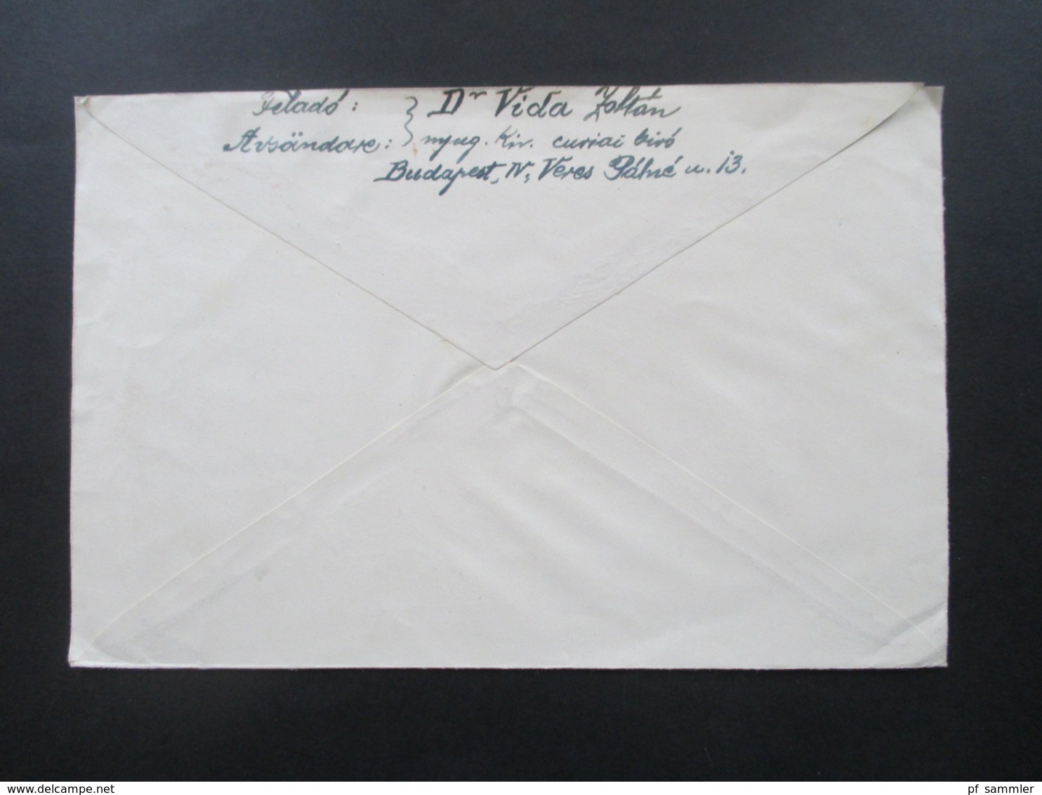 Ungarn 1940 Einschreiben Budapest 4 - Stockhom Horthy Fliegerfonds Und Regierungsjubiläum MiF - Briefe U. Dokumente