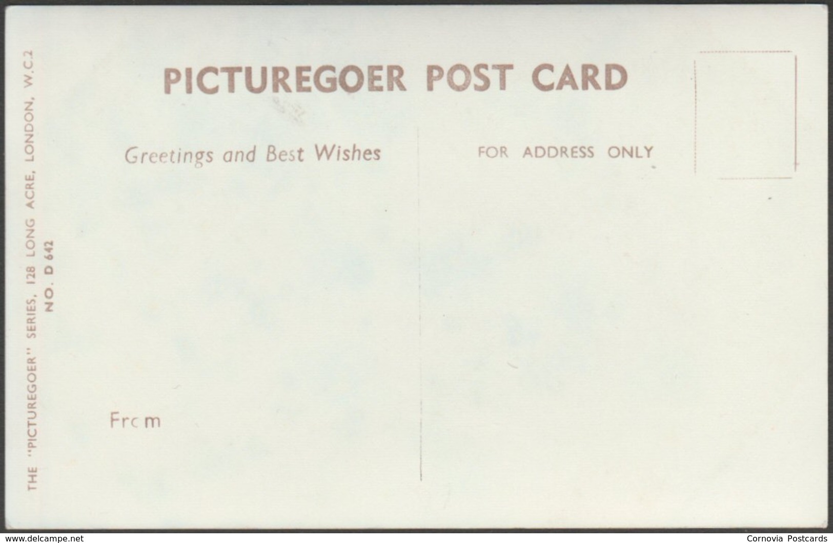 Actress Martha Hyer, 1950s - Picturegoer RP Postcard - Actors