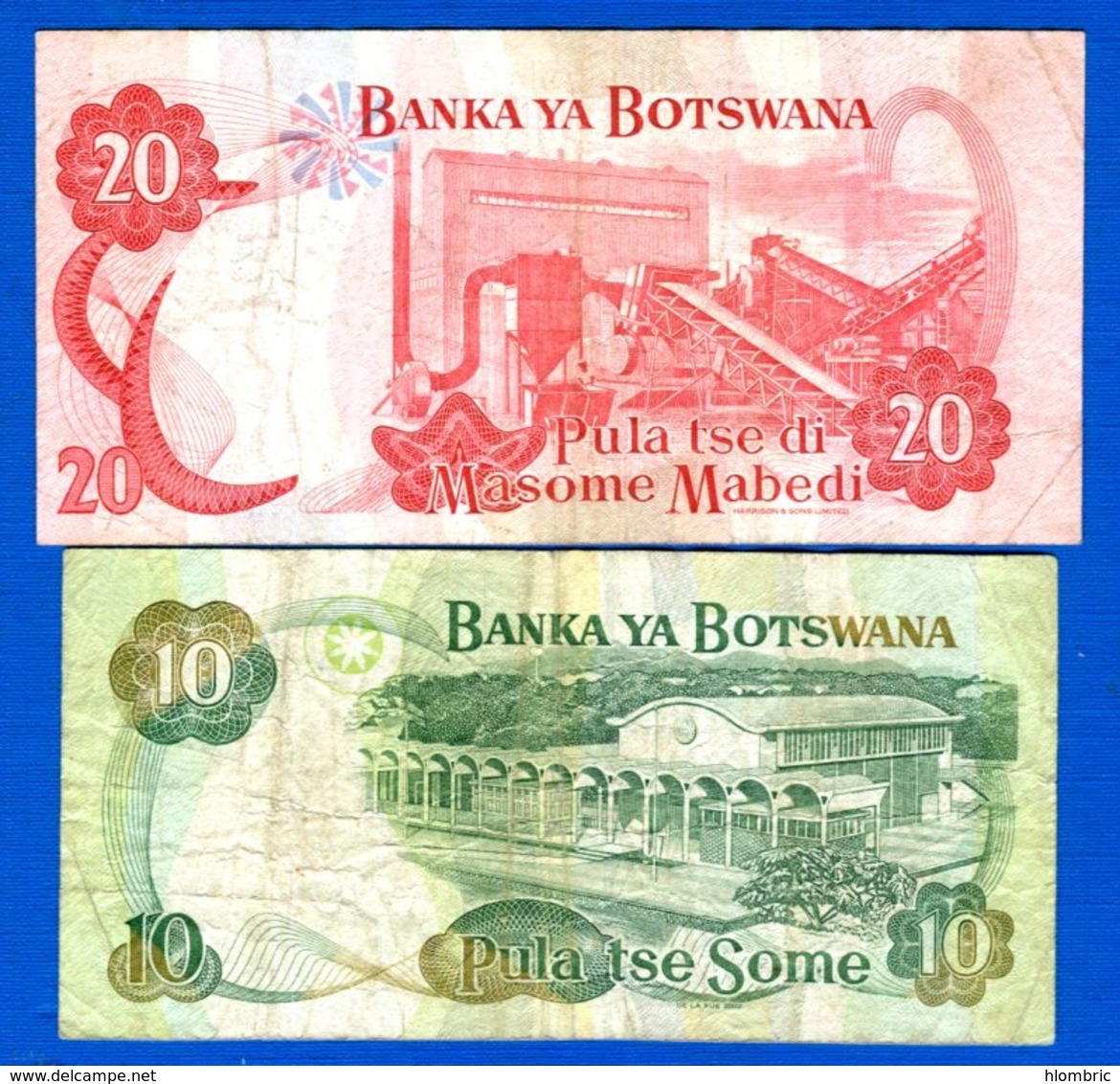 Botswana  2  Billets - Botswana