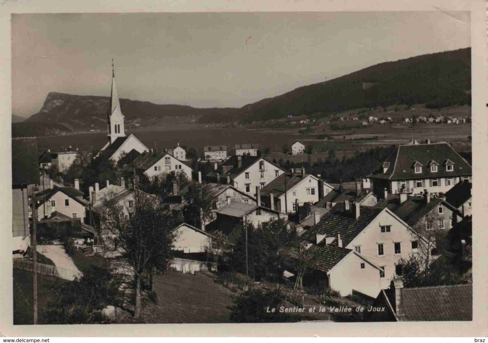 CPSM Suisse  Le Sentier La Vallée De La Joux - Sent