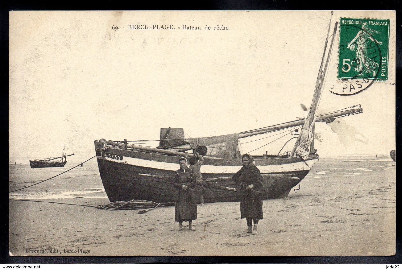 BERCK PLAGE 62 - Bateau De Pêche - A694 - Berck