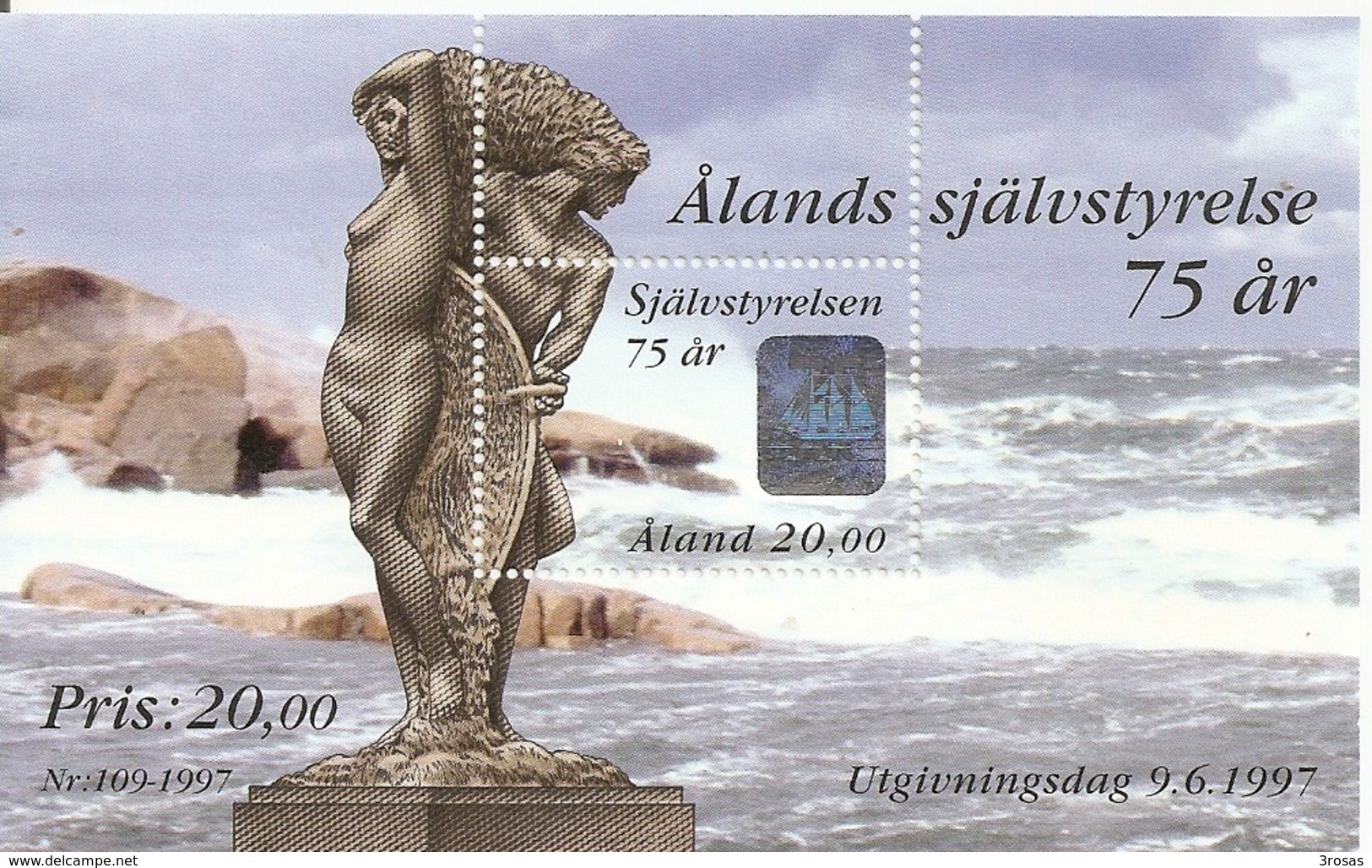 Aland 1997 Autonomy Feuille Sheetlet MNH ** - Aland