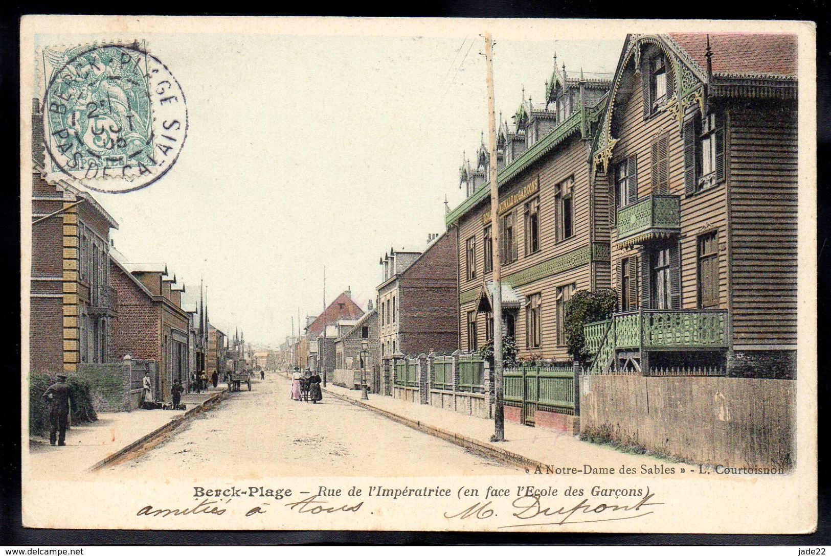 BERCK PLAGE 62 - Rue De L'Impératrice, En Face L'Ecole Des Garçons - A702 - Berck