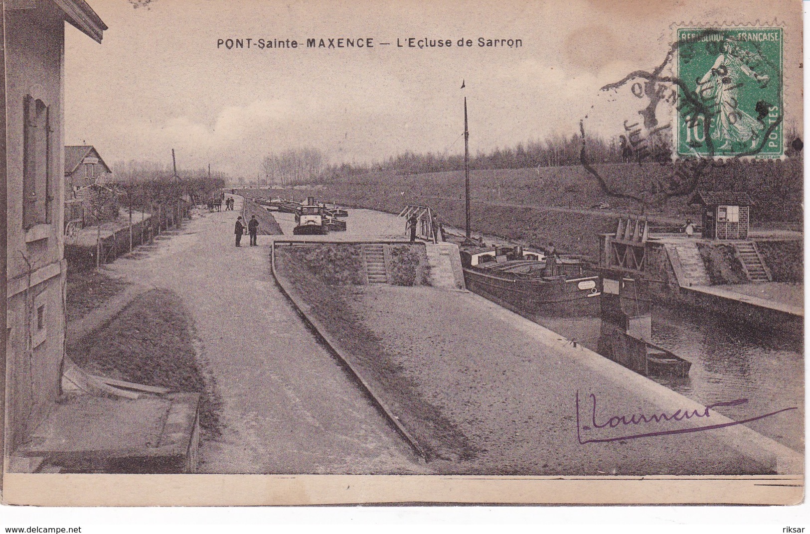 PONT SAINTE MAXENCE(BATEAU PENICHE) - Pierrefonds