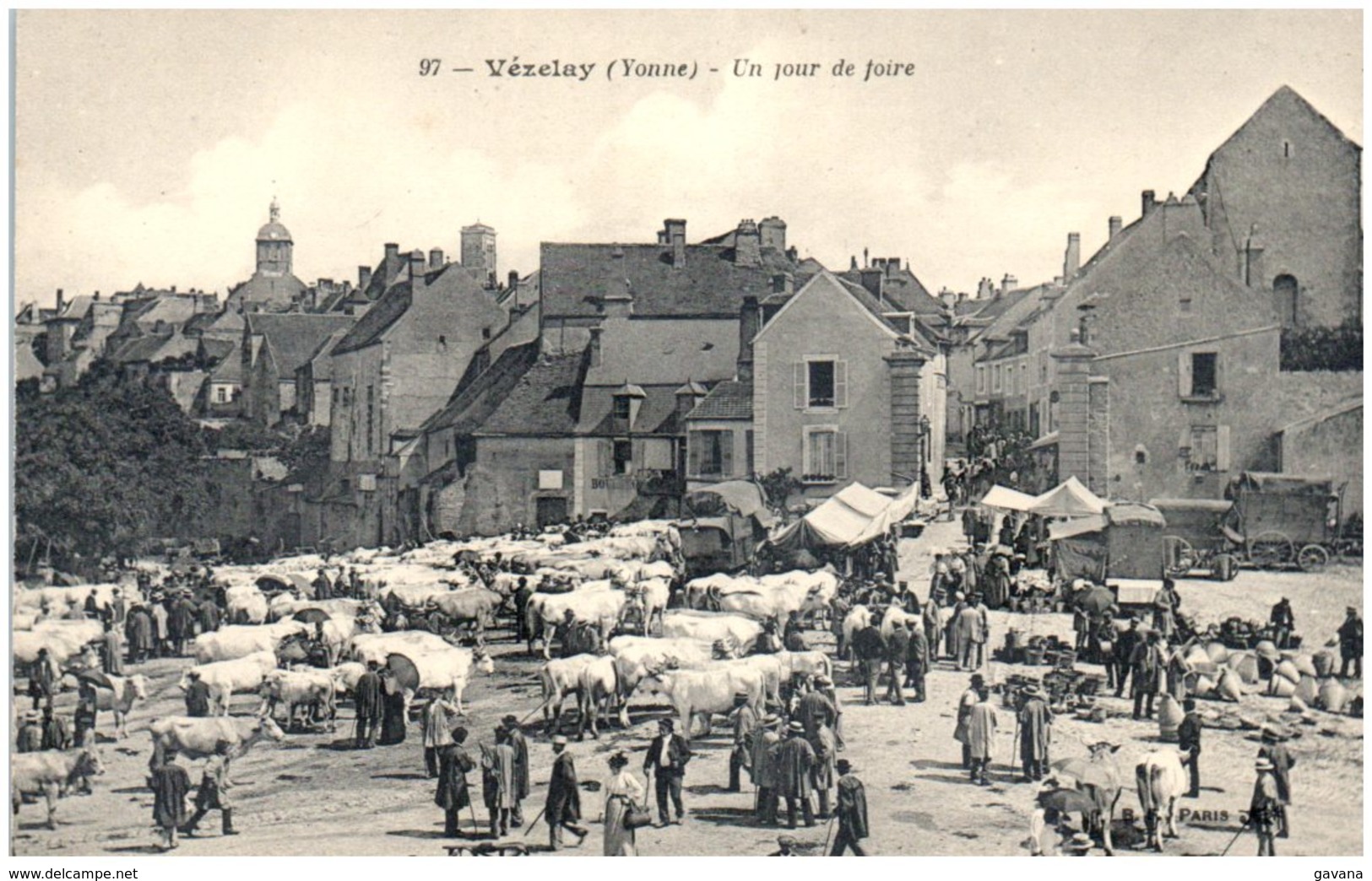 89 VEZELAY - Un Jour De Foire - Vezelay