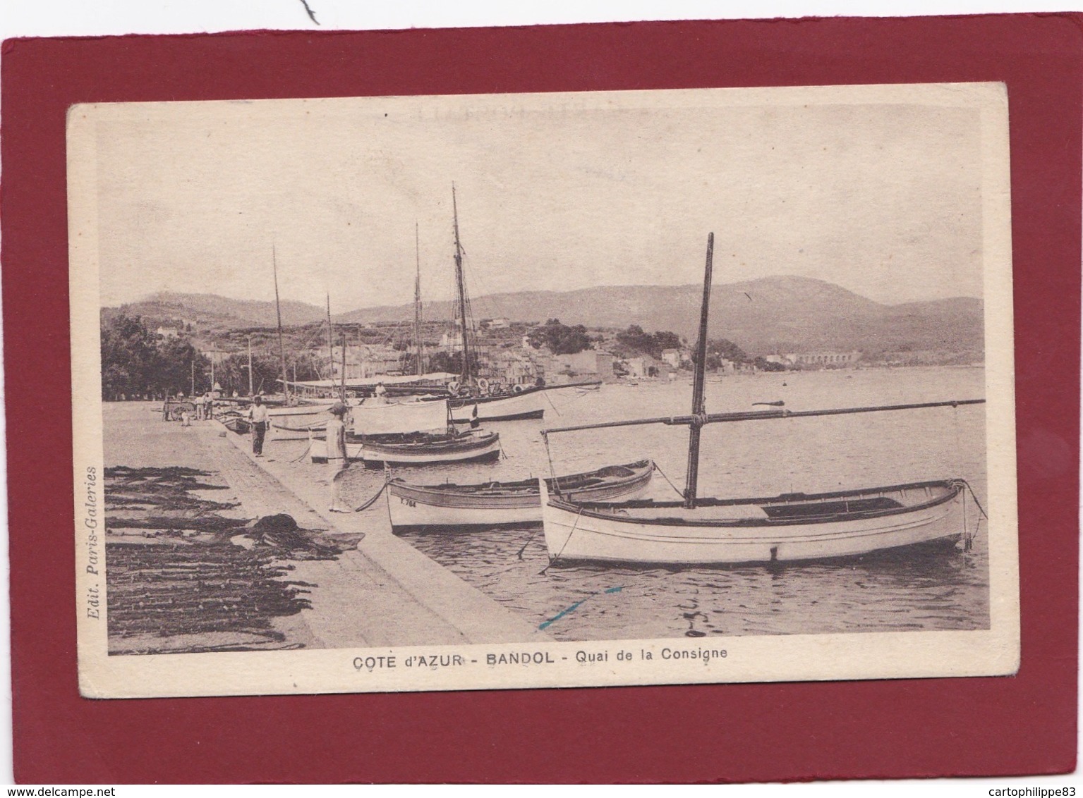 VAR 83 BANDOL QUAI DE LA CONSIGNE BATEAU DE PECHE - Bandol