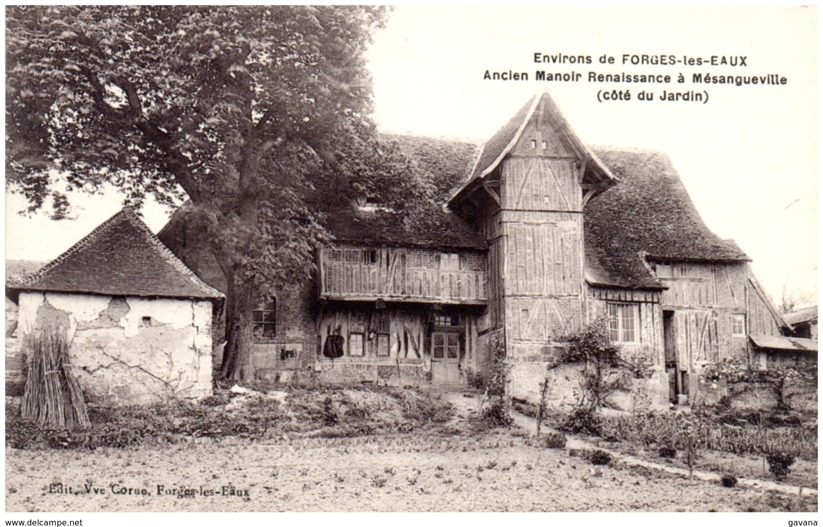 76 Environs De Forges-les-Eaux - Ancien Manoir Renaissance à MESANGUEVILLE (coté Du Jardin) - Forges Les Eaux