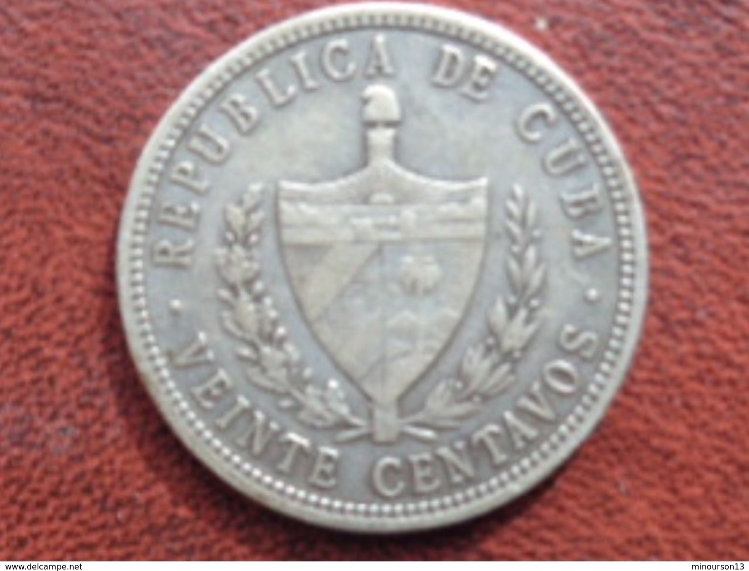 CUBA : SUPERBE 20 CENTAVOS ARGENT 1915 - Cuba