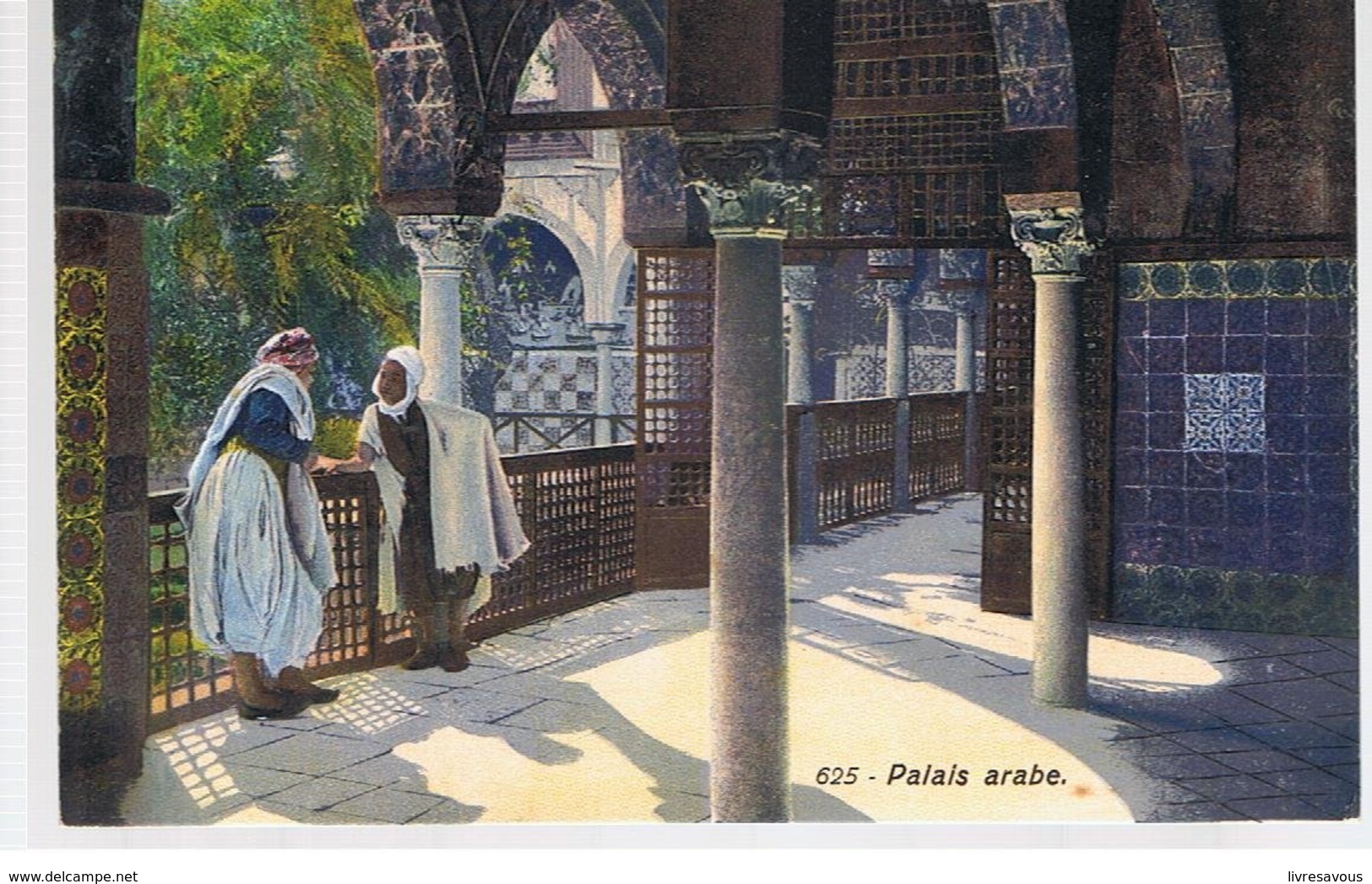 CPA Algérie Palais Arabe - Scènes & Types