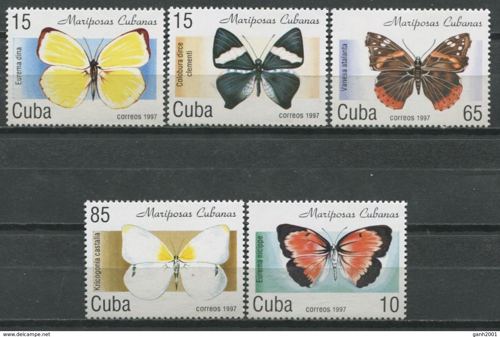 Cuba 1997 / Butterflies MNH Mariposas Papillons Schmetterlinge / Cu9338  18-23 - Schmetterlinge