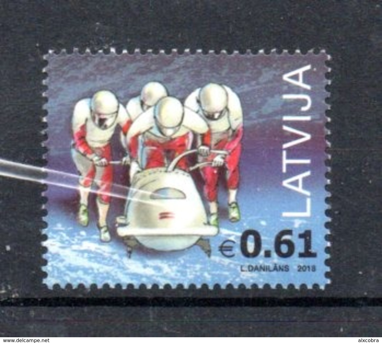 WINTER OLYMPICS 2018 Latvija MNH - Invierno 2018 : Pieonchang