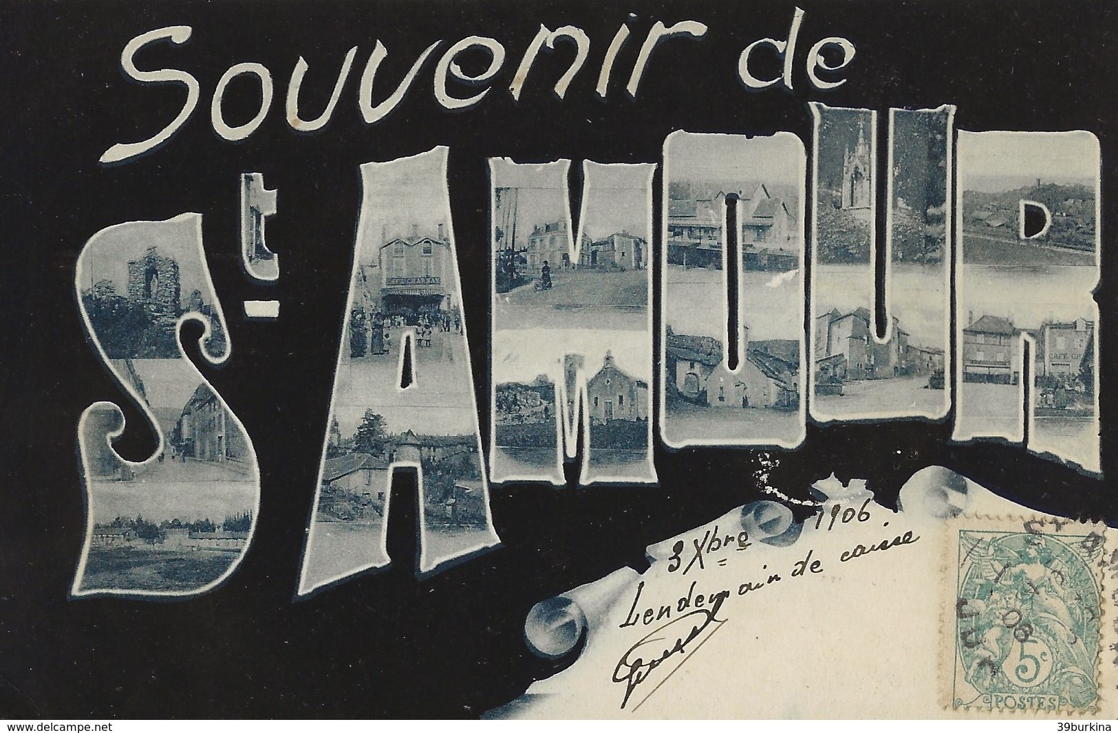 SOUVENIR DE SAINT-AMOUR  1906 - Saluti Da.../ Gruss Aus...